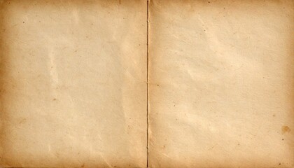 Vintage Blank Open Book Pages