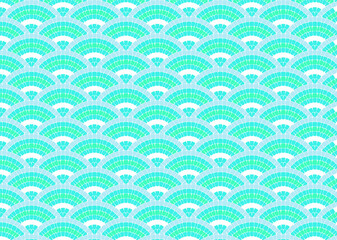 和をイメージしたドット柄 タイル 背景