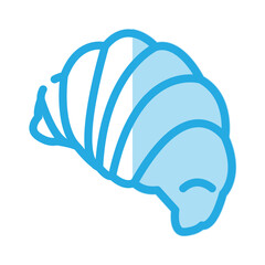 Croissant icon design template