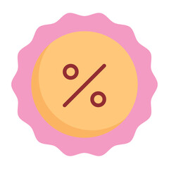 Cyber Monday Flat Discount Label