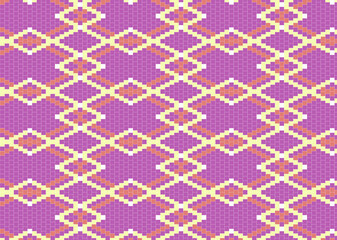 和をイメージしたドット柄 タイル 背景