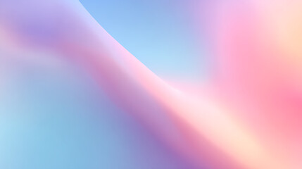 Abstract Pastel Gradient Background With Pink And Blue Swirls
