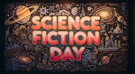 Celebrate science fiction day with a cosmic journey through space and time