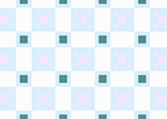 和をイメージしたドット柄 タイル 背景