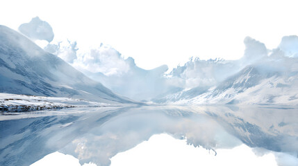 Obraz premium snow covered mountains