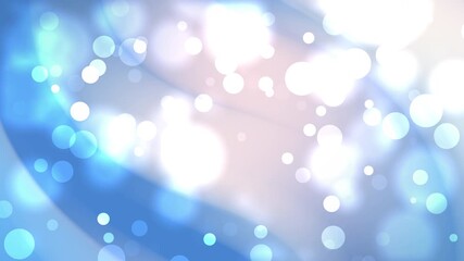Blurred white and blue light spots with bokeh effect. Ideal for backgrounds, digital art, festive designs, holiday projects. - Powered by Adobe