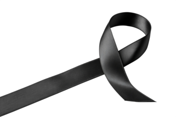 black awareness ribbon
