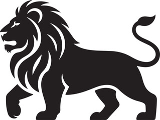 lion luxury logo icon template