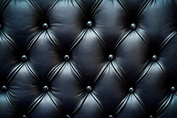 Naklejka premium Black leather texture background, high-resolution, very realistic photography, Leica lens,