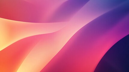 Abstract fluid curves with gradient coloring for modern digital background