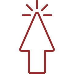 Ecommerce Flat Icons with Click