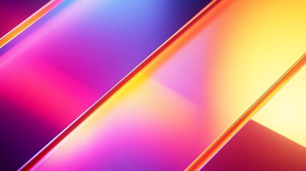 Abstract gradient layers with vibrant colors, geometric shapes and modern background