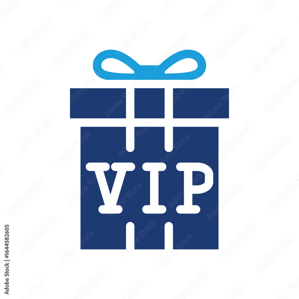Poster vip reward colored icon vector design good for web or mobile app
