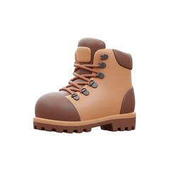 Right View of Hiking Boot