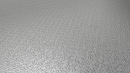 High-resolution illustration of a steel checker plate surface receding into the distance. Perfect for architectural and construction projects.