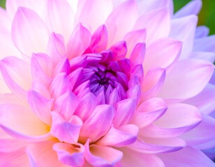 Obraz premium Close-up of a vibrant dahlia blossom