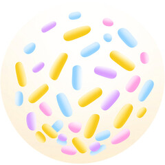 Confetti Balloon  Clipart