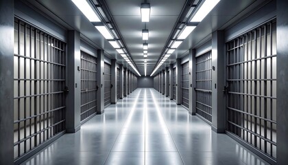 server rack with servers