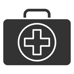 Aid Glyph Icon Element For Design