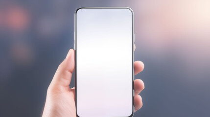 Smartphone in hand showing product link being shared via social media or messenger app