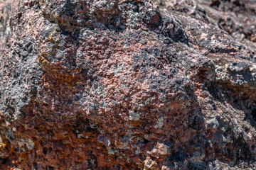 Volcanic Rocks / Dacite - rhyolite. Moses Spring Parking Area, Pinnacles National Park, California. Gabilan Range / California Coast Ranges System.
