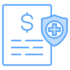 Claims Blue Icon Element For Design