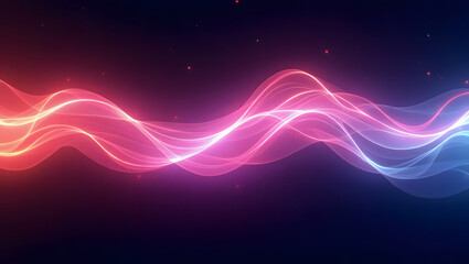 Obraz premium Abstract Dynamic Energy Wave Background in Vibrant Gold