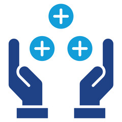 Fototapeta premium Benefits Solid Glyph Icon Element For Design