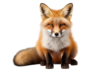 fox on transparent background