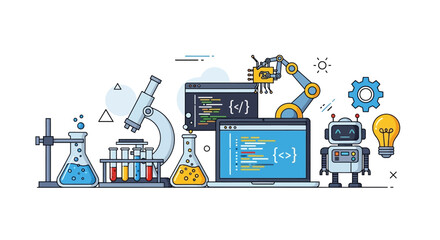Scientific Research and Technological Innovation A Dynamic Fusion of Laboratory Science, Software Development, Robotics, and Artificial Intelligence for Modern Advancement and Discovery