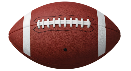 American Football Isolated on Transparent Background