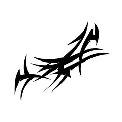  Symmetrical Tribal Design  abstract Vector Illustration 