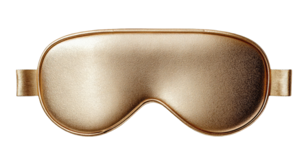 Gold sleep mask, smooth texture