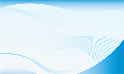 Blue curve background soft beautiful modern