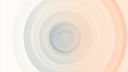 Abstract concentric circles in a digital environment