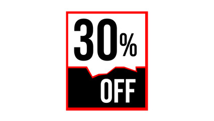 Sale of special offers. Discount with the price is 30. Pstickers for the sale with discount and special offers. Best offer, best price for sale. Labels for promotion, advertising