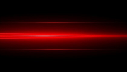 Abstract red light streaks on black background