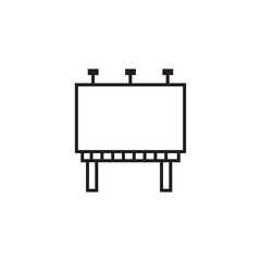 Obraz premium billboard icon