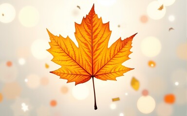 Obraz premium leaf leaves isolated autumn winter season background falling fall platanus tree wid air w. High quality