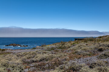 Gate 1 - Garrapata State Park, California State Route 1, Monterey County, California. Santa Lucia...