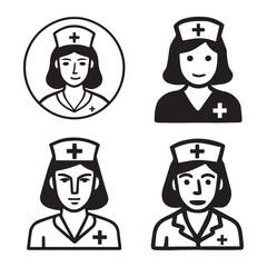Fototapeta premium nurse icon Vector Illustration Design