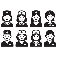 Fototapeta premium nurse icon Vector Illustration Design