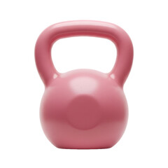 Pink kettlebell for fitness enthusiasts, perfect for strength training and workout routines