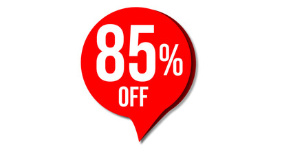 Sale of special offers. Discount with the price is 85. Pstickers for the sale with discount and special offers. Best offer, best price for sale. Labels for promotion, advertising