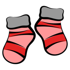 Socks lineal color