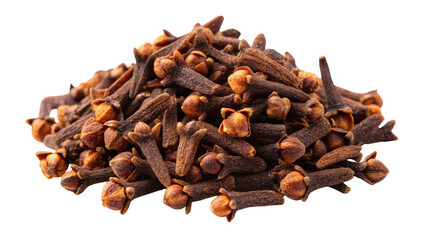 Obraz premium pile of cloves isolated on transparent background