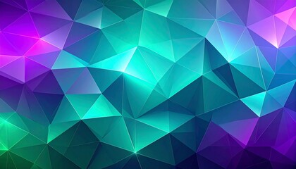 Obraz premium Vibrant geometric abstract polygon background.