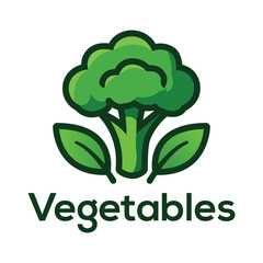 Vegetables Logo Design for Green Food