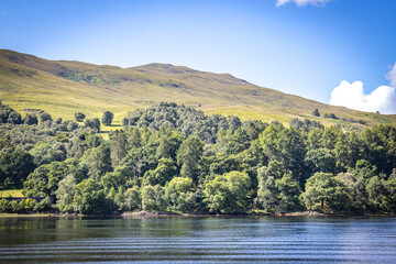 Fototapeta premium loch linnhe, mountains near fort william, scotland, loch, lake, uk