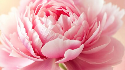 Close-up of a delicate pink peony (1)